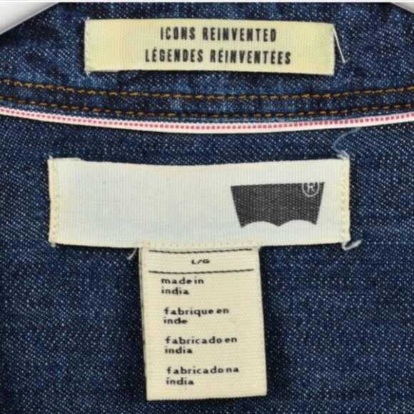 LIMITED EDITION Levi's Icons Reimagined Pearl Snap Western Denim Shirt  - LNC - Picture 7 of 8